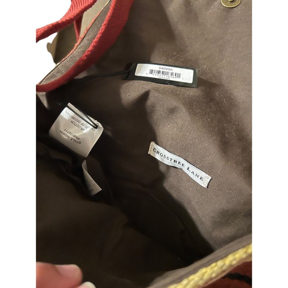 Crosstree Lane Crossbody Messenger Purse Adjustable Strap Aztec Serape Boho - Picture 7 of 12